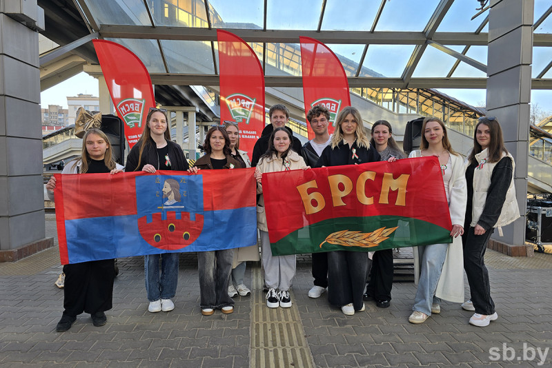 «Маршрут Памяти» в пути: 104 активиста БРСМ отправились из Витебска в Брест