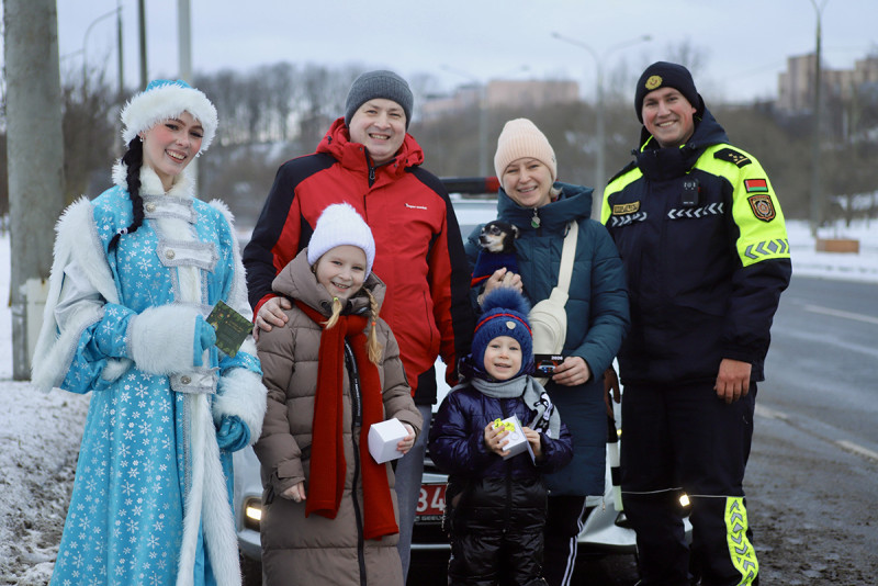 Совместная акция отдела ГАИ Заводского РУВД г.Минска и БРСМ